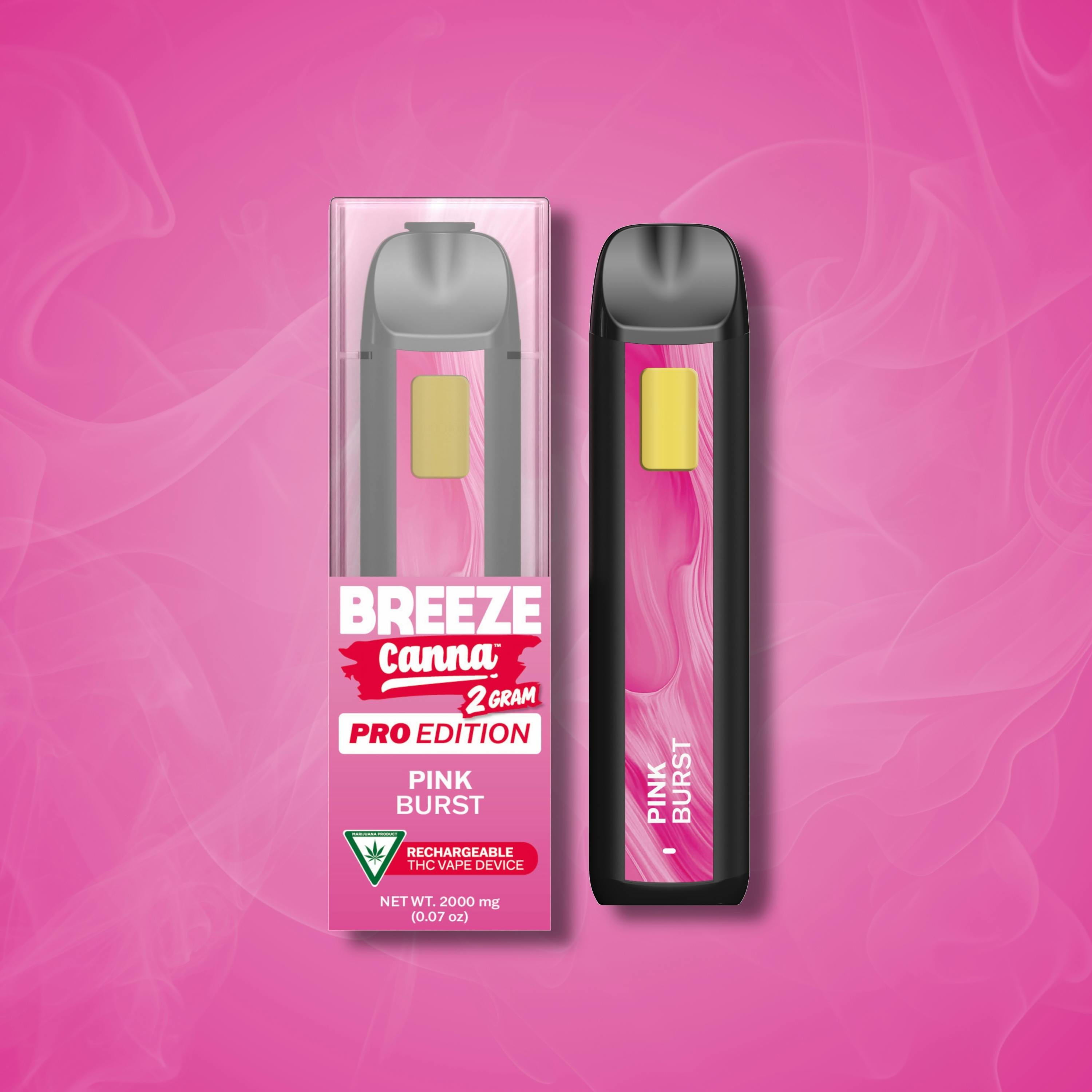 BREEZE Canna | Pink Burst | Classic PRO Disposable | 2g by BREEZE Canna