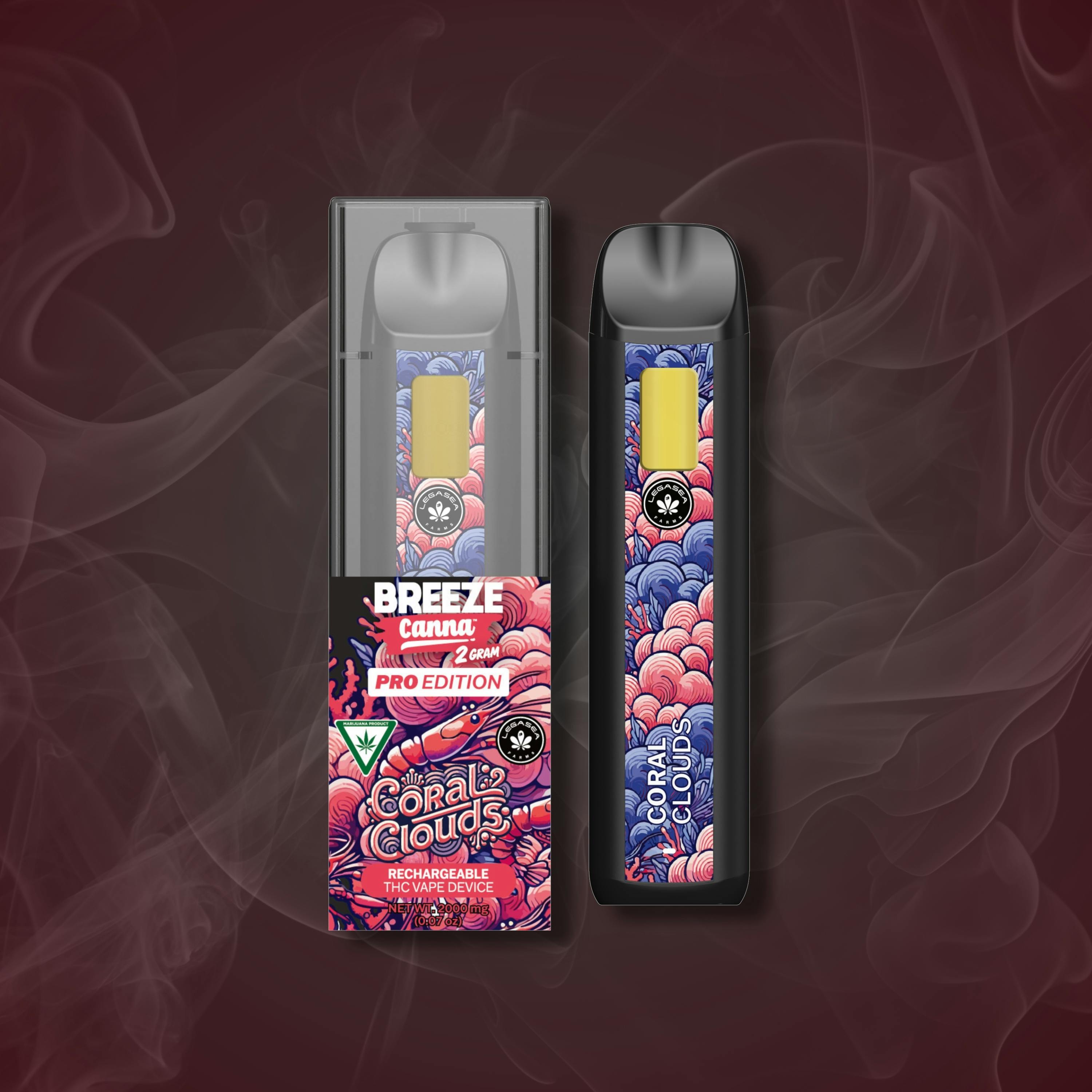 BREEZE Canna | Coral Clouds x Legasea | Collab PRO Disposable | 2g by BREEZE Canna