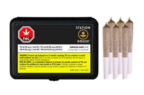 Amnesia Haze | Joints | 0.5g each | 6pk