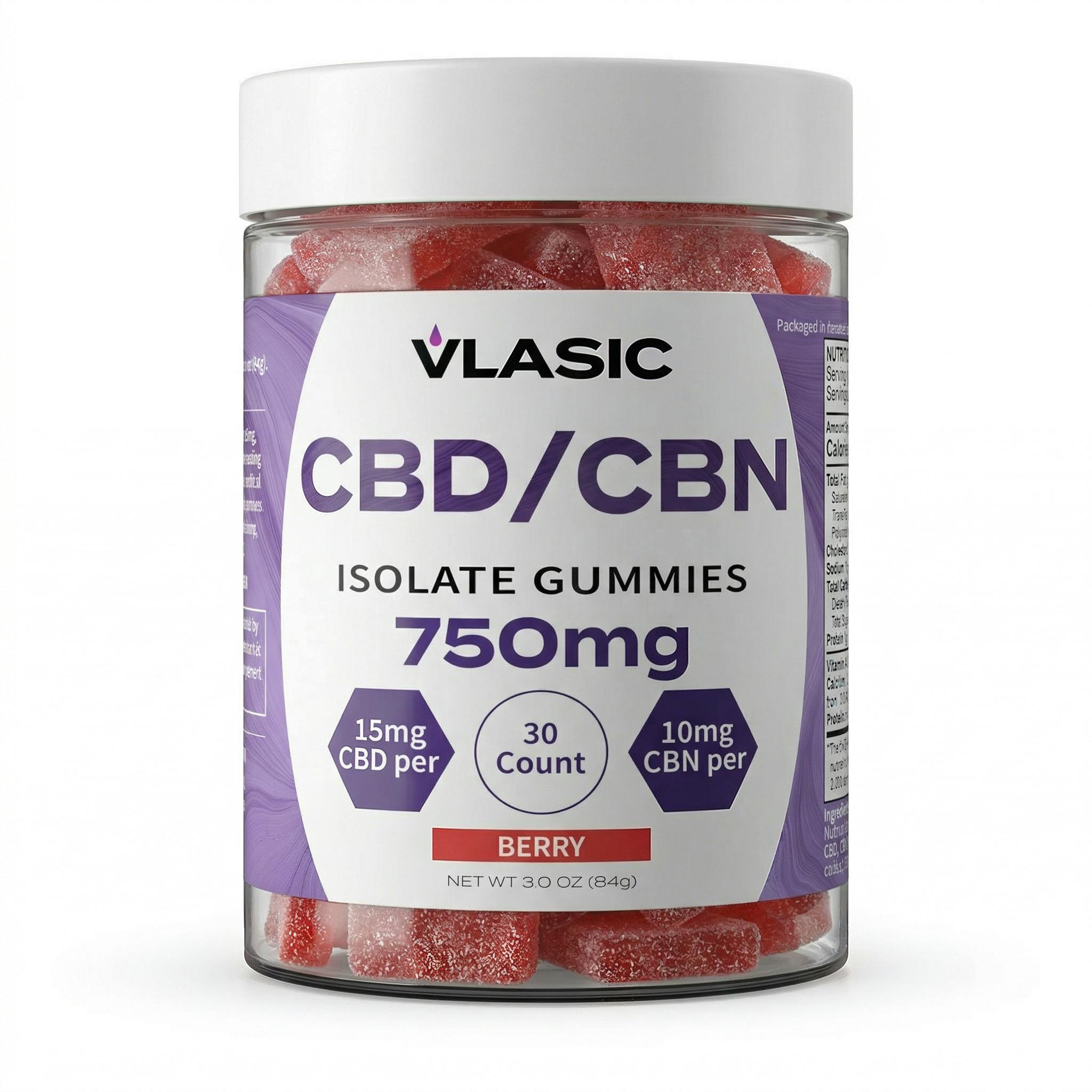 CBD/CBN Gummies (Berry) by Vlasic
