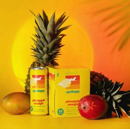 Pineapple Mango Sparkling Water Carbonated /ea