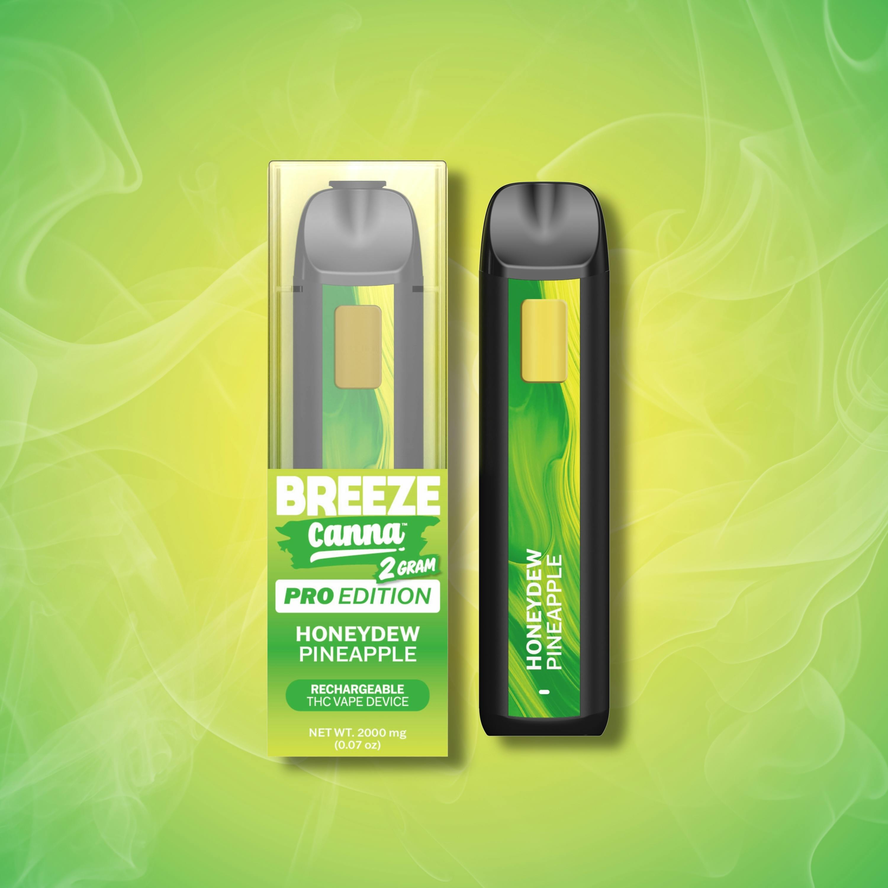 BREEZE Canna | Honeydew Pineapple | PRO Disposable | 2g by BREEZE Canna