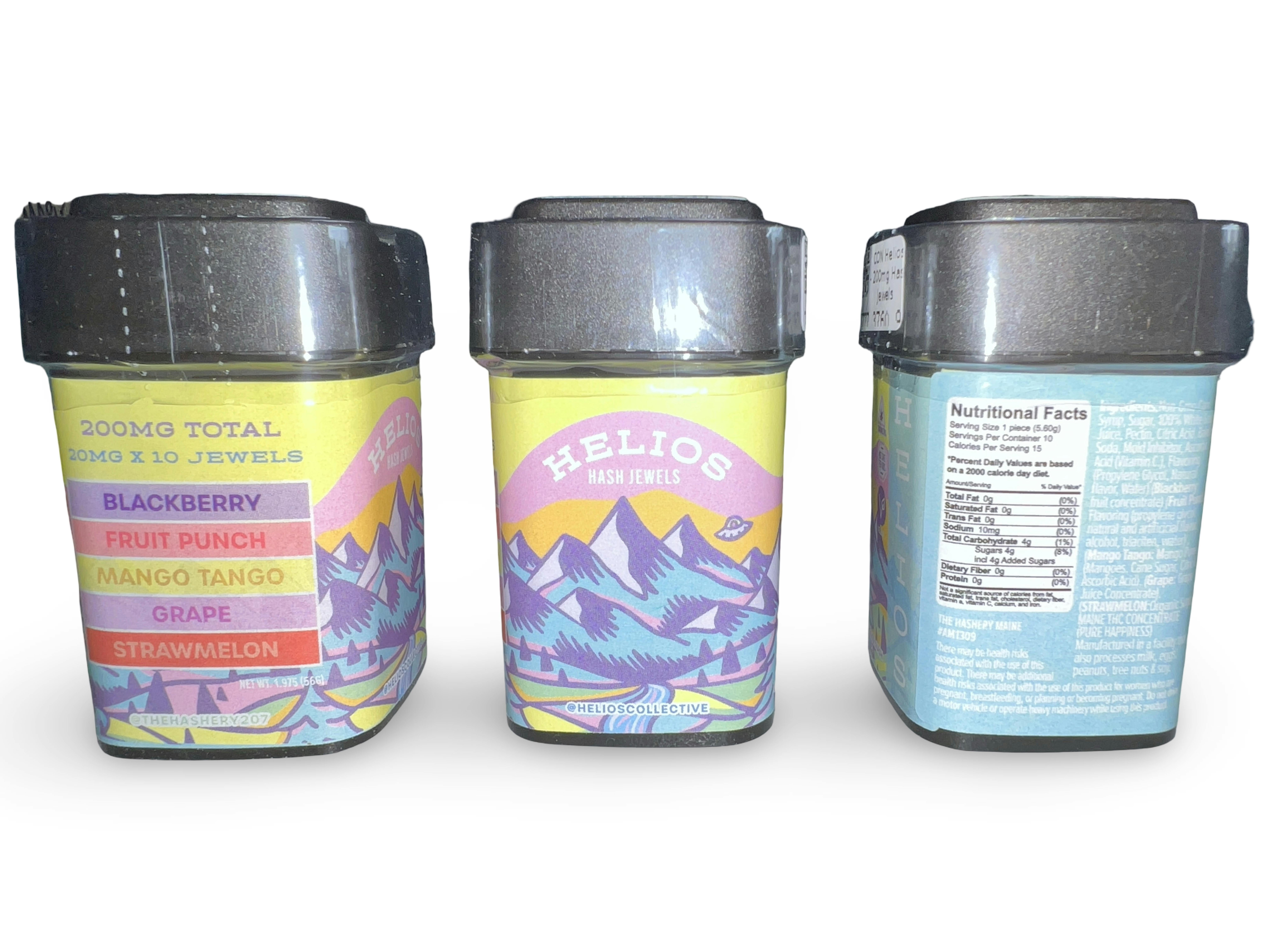 200mg Mixed Fruit Hash Jewels - Helios Hash by Indico