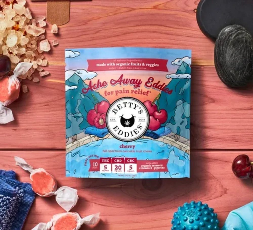 Ache Away Cherry [10pk] Pain Relief Fruit Chews - DE by Betty's Eddies