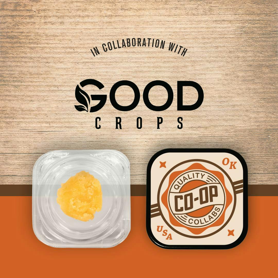 CO-OP x Good Crops | Rainbow Kush | Badder | 2g