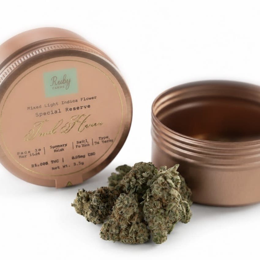 Ruby Flower | Jack Herer | Sativa | Net WT.3.5g (1/8th) by Ruby Farms