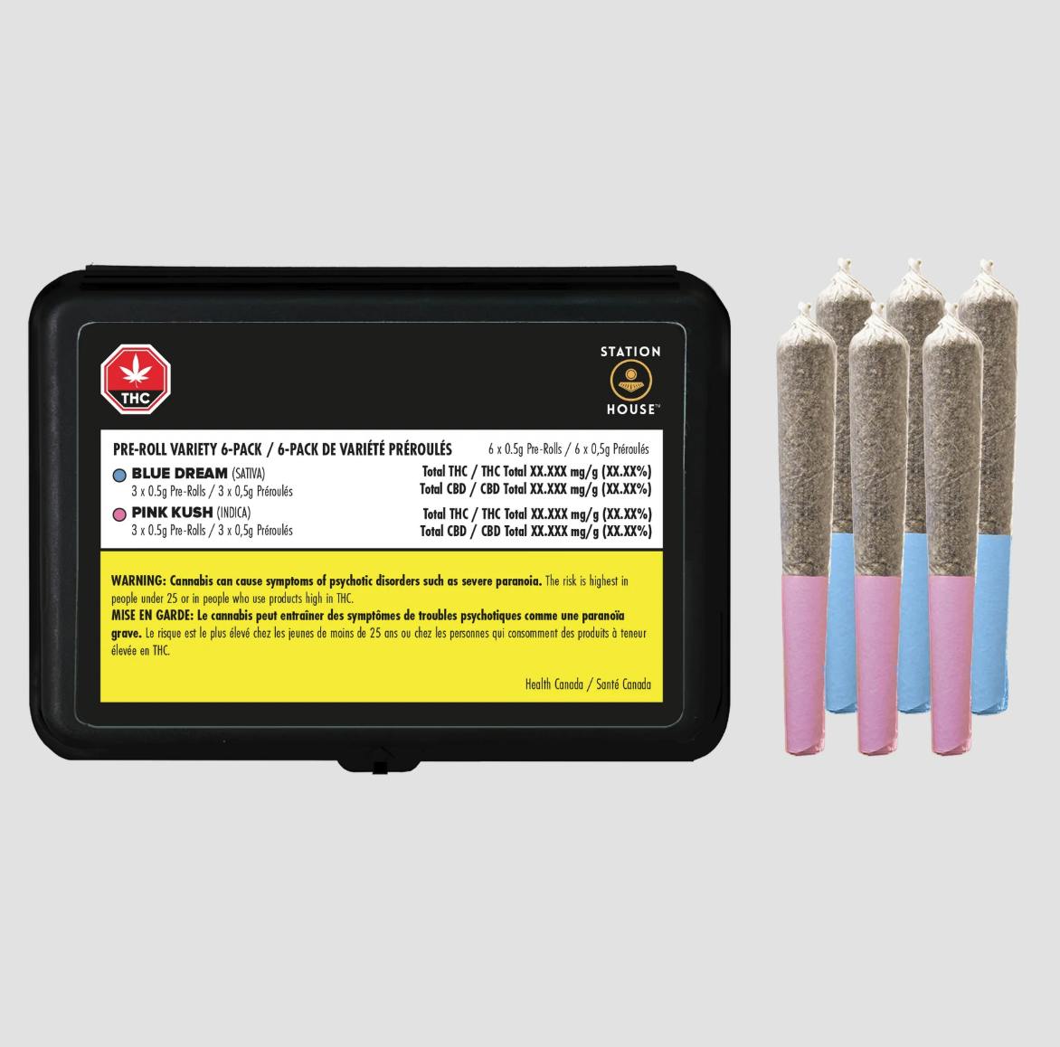 Station House | Variety Pack | Mini Joints | 0.5g each | 6pk
