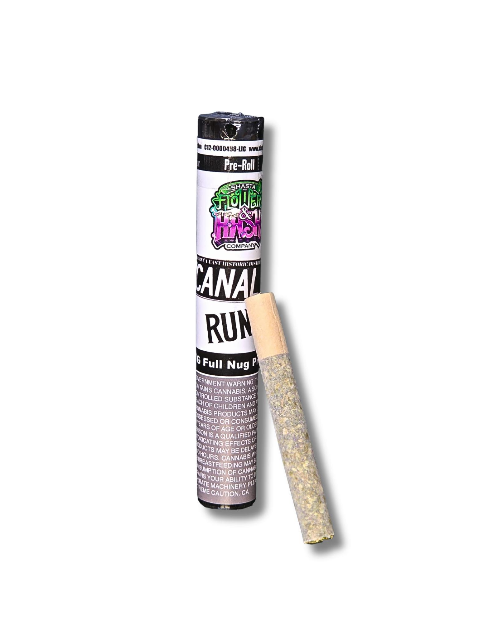 Shasta Flower Co. Canal Street Runtz Preroll 1g