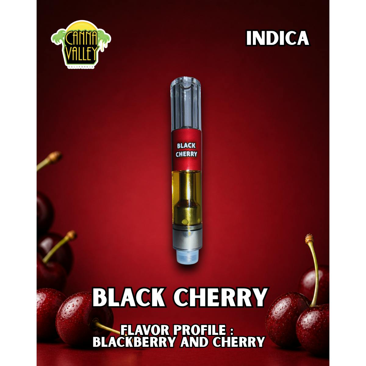 Canna Valley — Black Cherry - 510 Thread