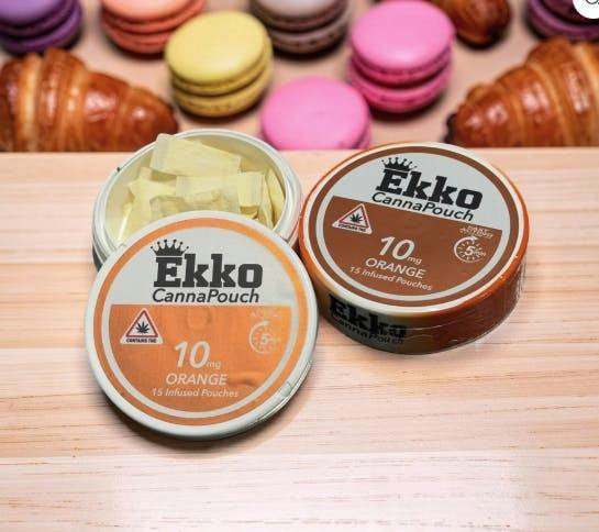EkkoEssence | CannaPouch | Orange Infused Pouches | 150mg | 15ct | 10mg/ea by EkkoEssence