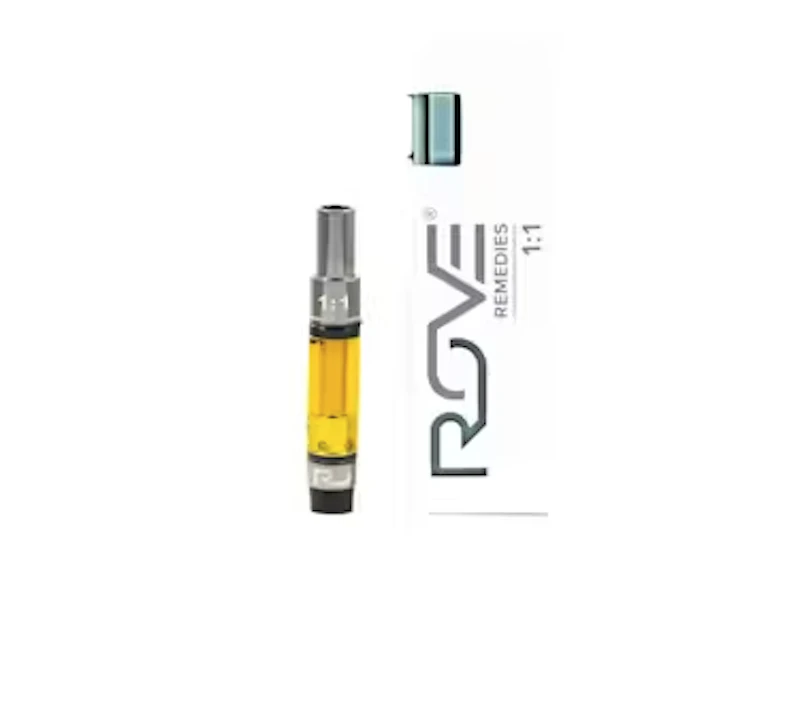 Rove Strawnana 1:1 · THC:CBD Cartridge · 1g, Cartridges