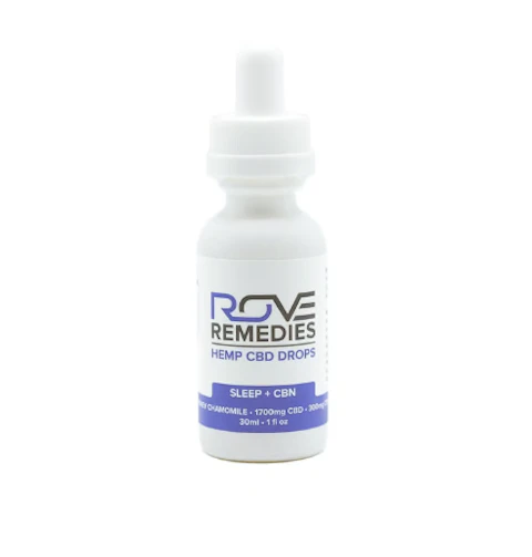 Rove Honey Chamomile · Tincture · CBD:CBN 1700mg:300mg · 30ml, CBD : THC