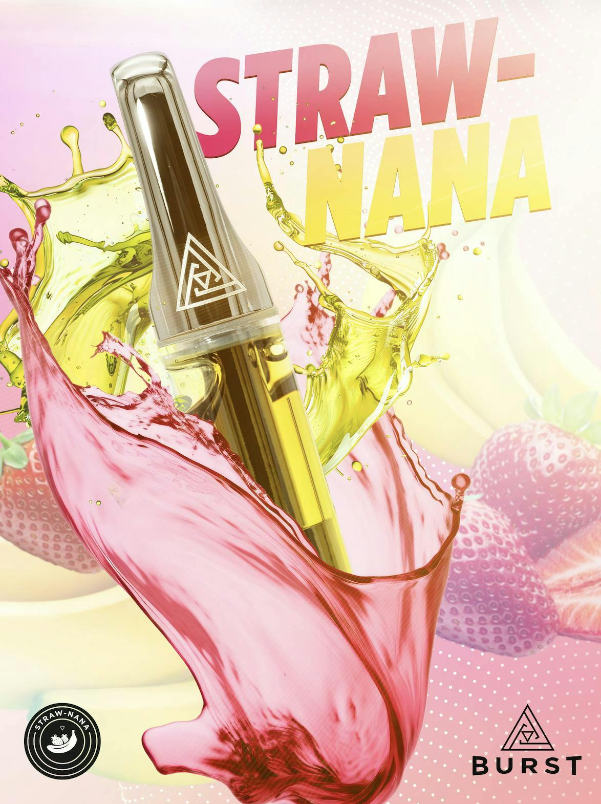 Pyramid | Strawnana | Burst Cartridge | 1g