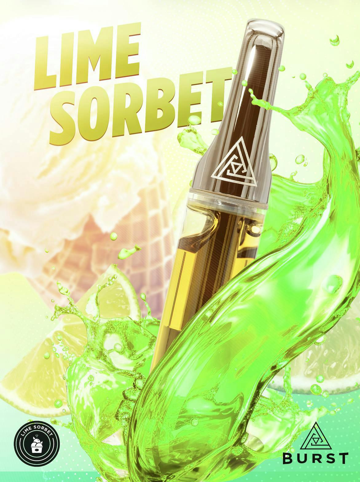 Pyramid | Lime Sorbet | Burst Cartridge | 1g