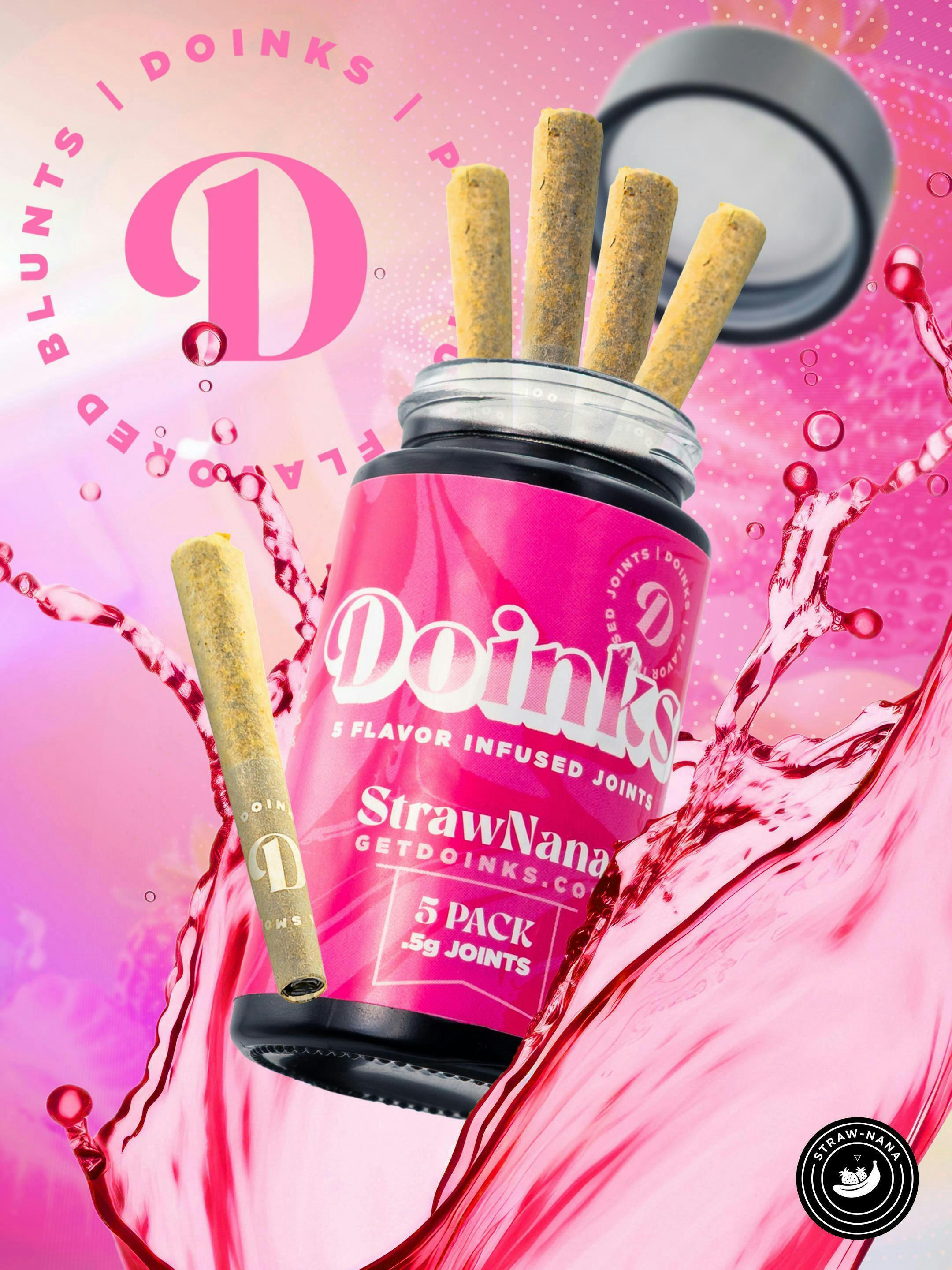 Strawnana | Infused Minis | 0.5g each | 5pk