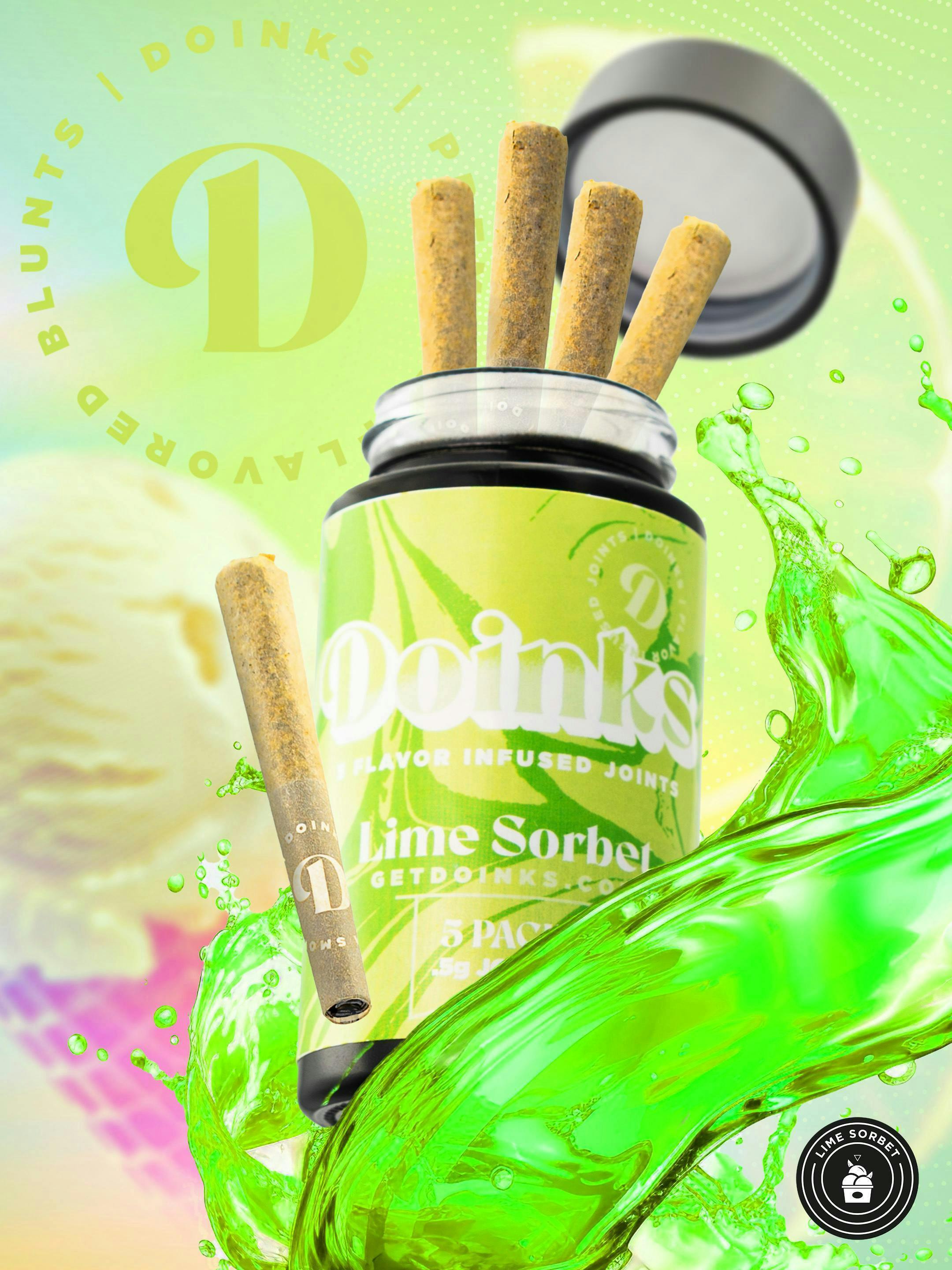 Lime Sorbet | Infused Minis | 0.5g each | 5pk by Doinks (CO)