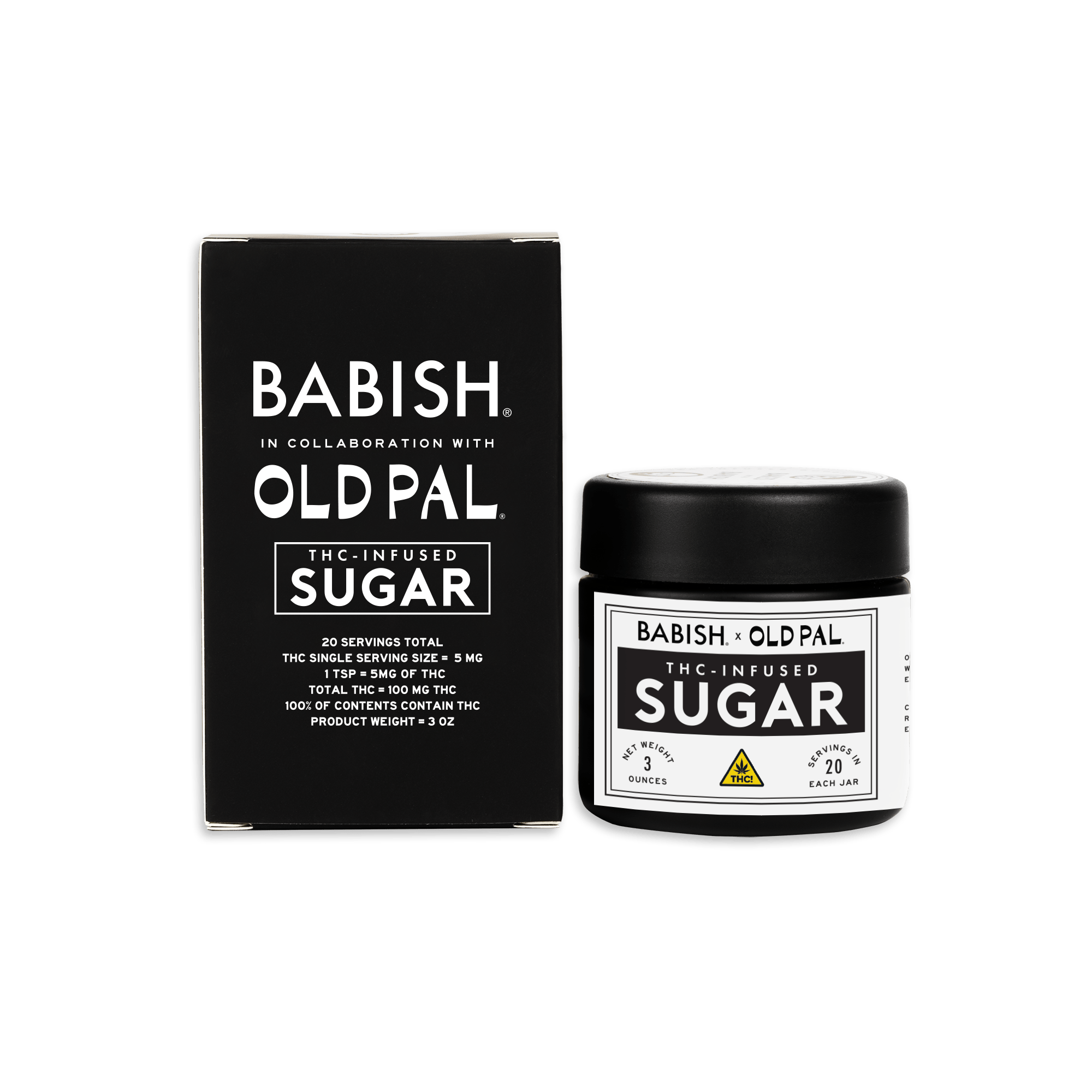 Old Pal | Babish | THC Infused Sugar | 100mg