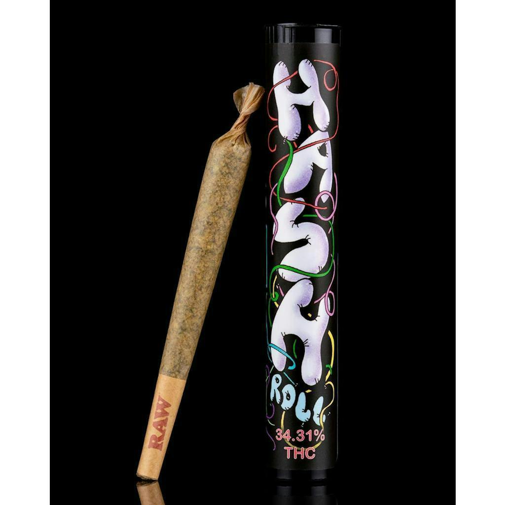 Rex's Remedies | Hash Roll | Lemon Cherry Runtz | Infused Joint | 1g