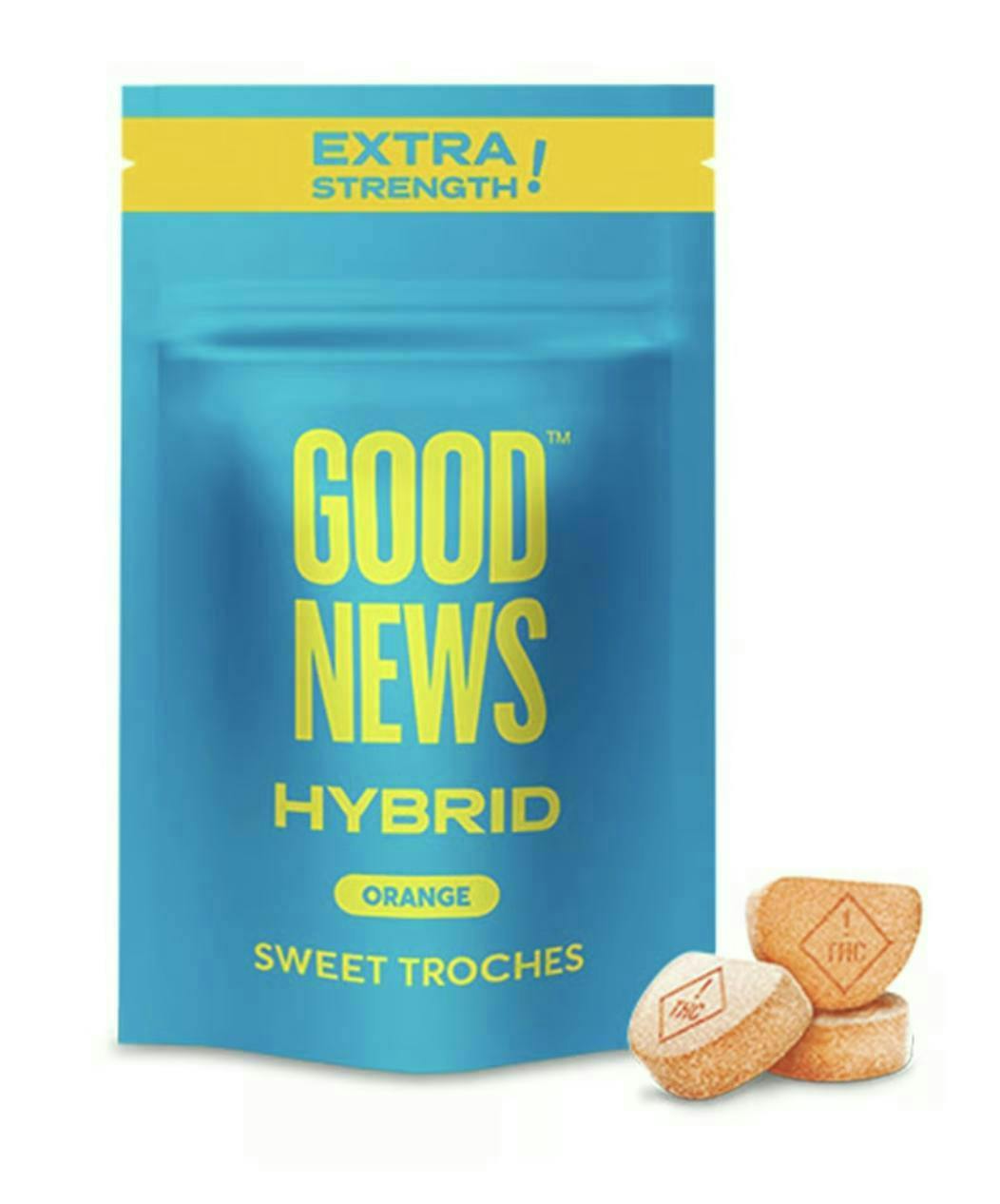 Extra Strength | Orange Troches | 500mg | 10ct | 50mg/ea