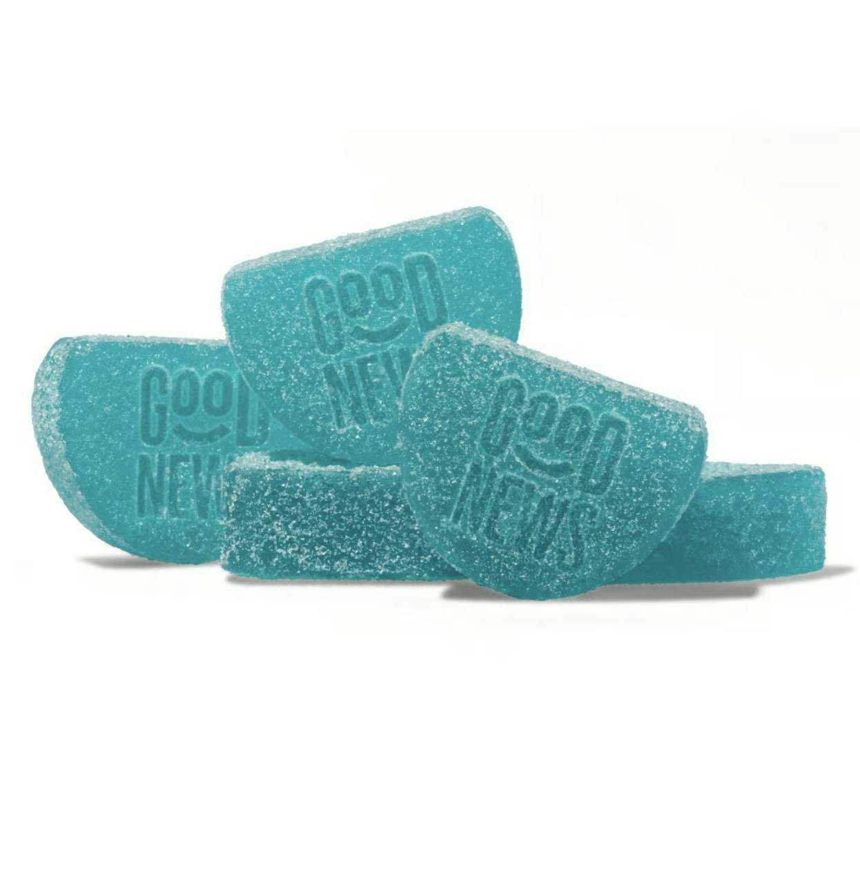 Good News | High Dose | Blue Raspberry Gummies | 550mg | 10ct | 55mg/ea ...