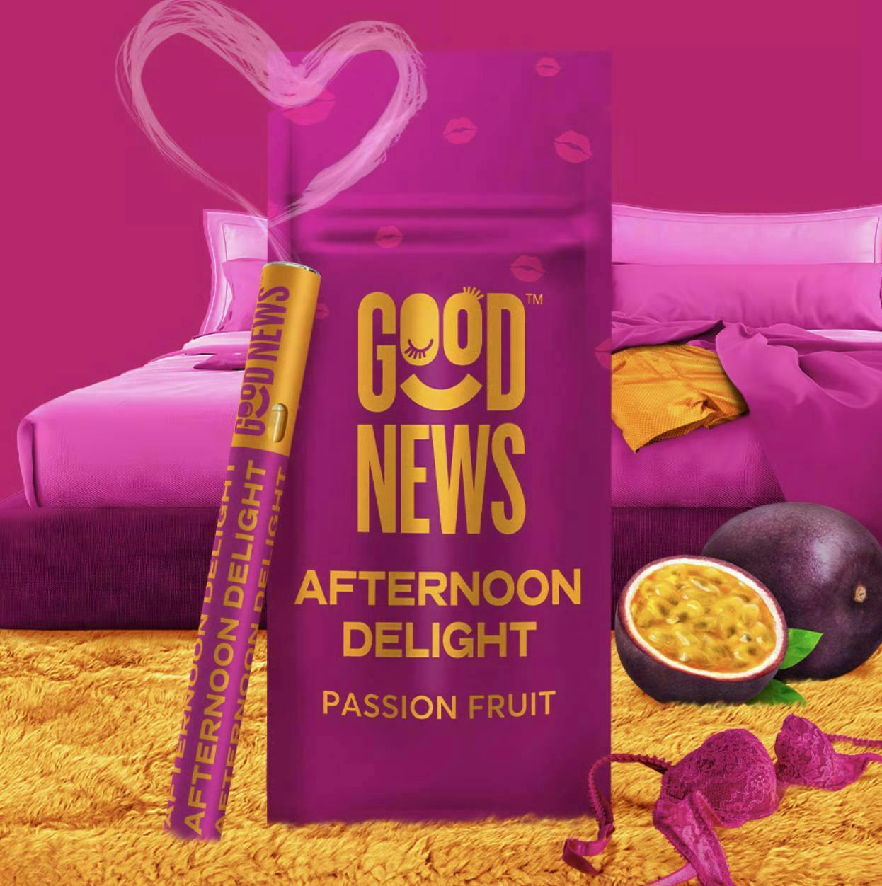 Passion Fruit | Afternoon Delight Disposable | 0.5g by Good News