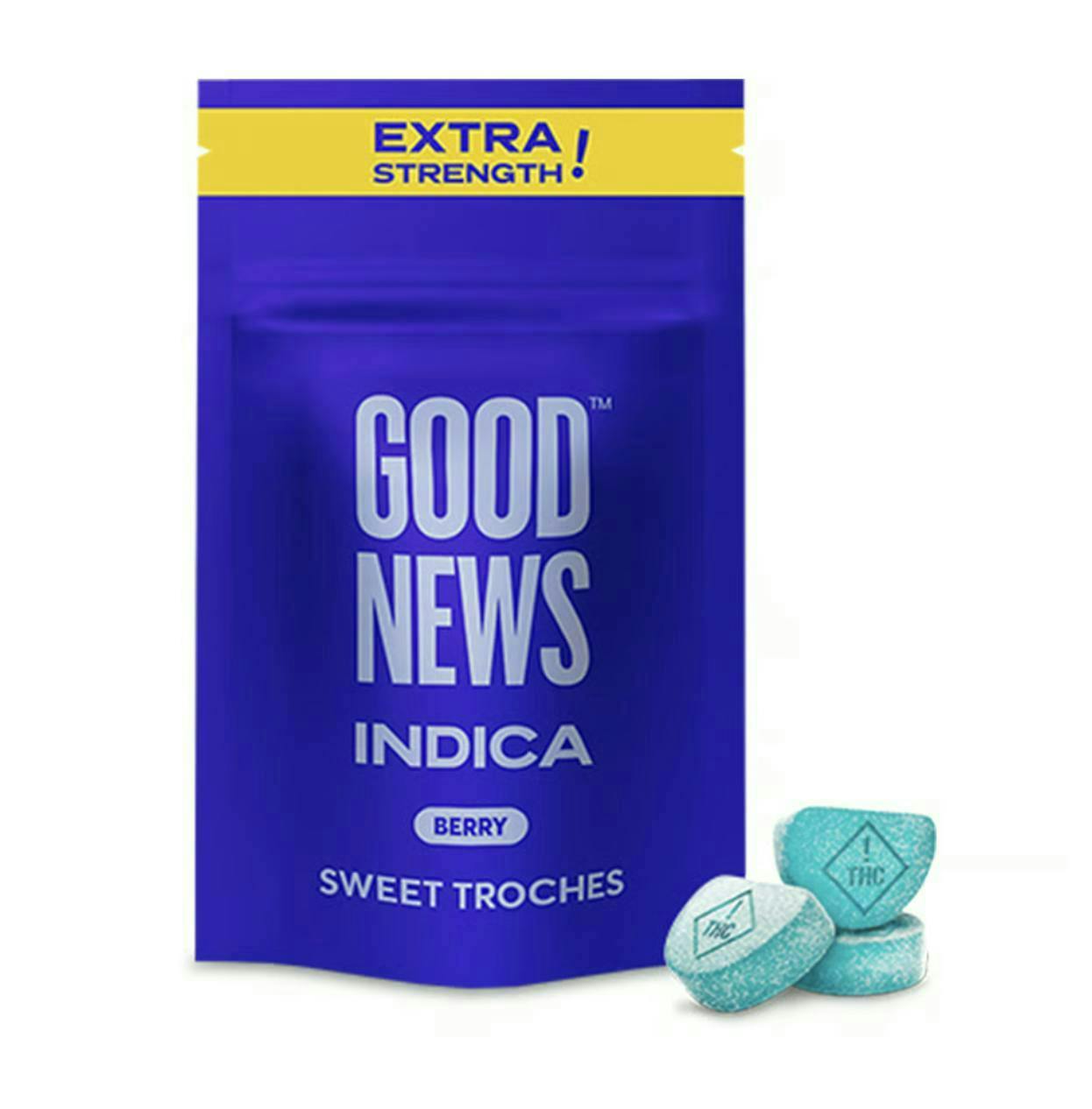 Extra Strength | Berry Troches | 500mg | 10ct | 50mg/ea