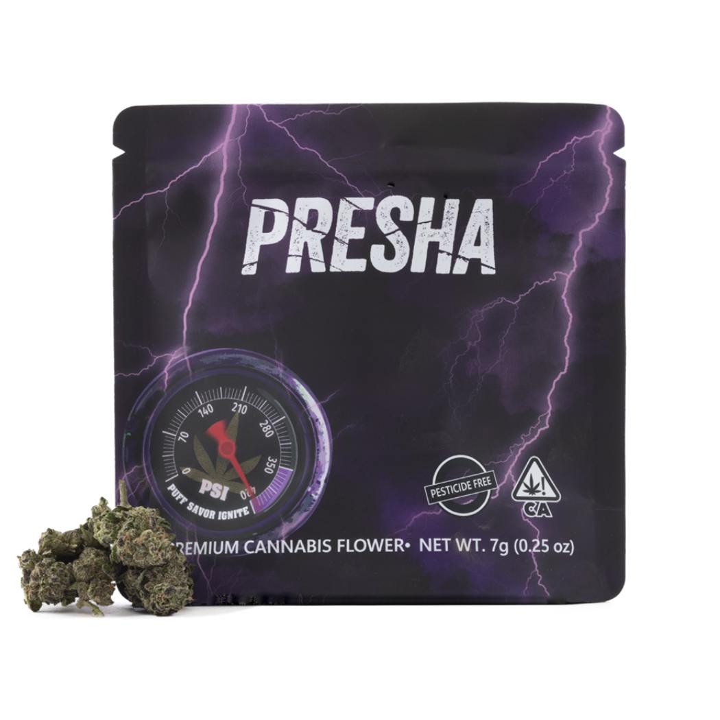 PRESHA 7g Flower Pouch Indica Smack City by Autumn Brands