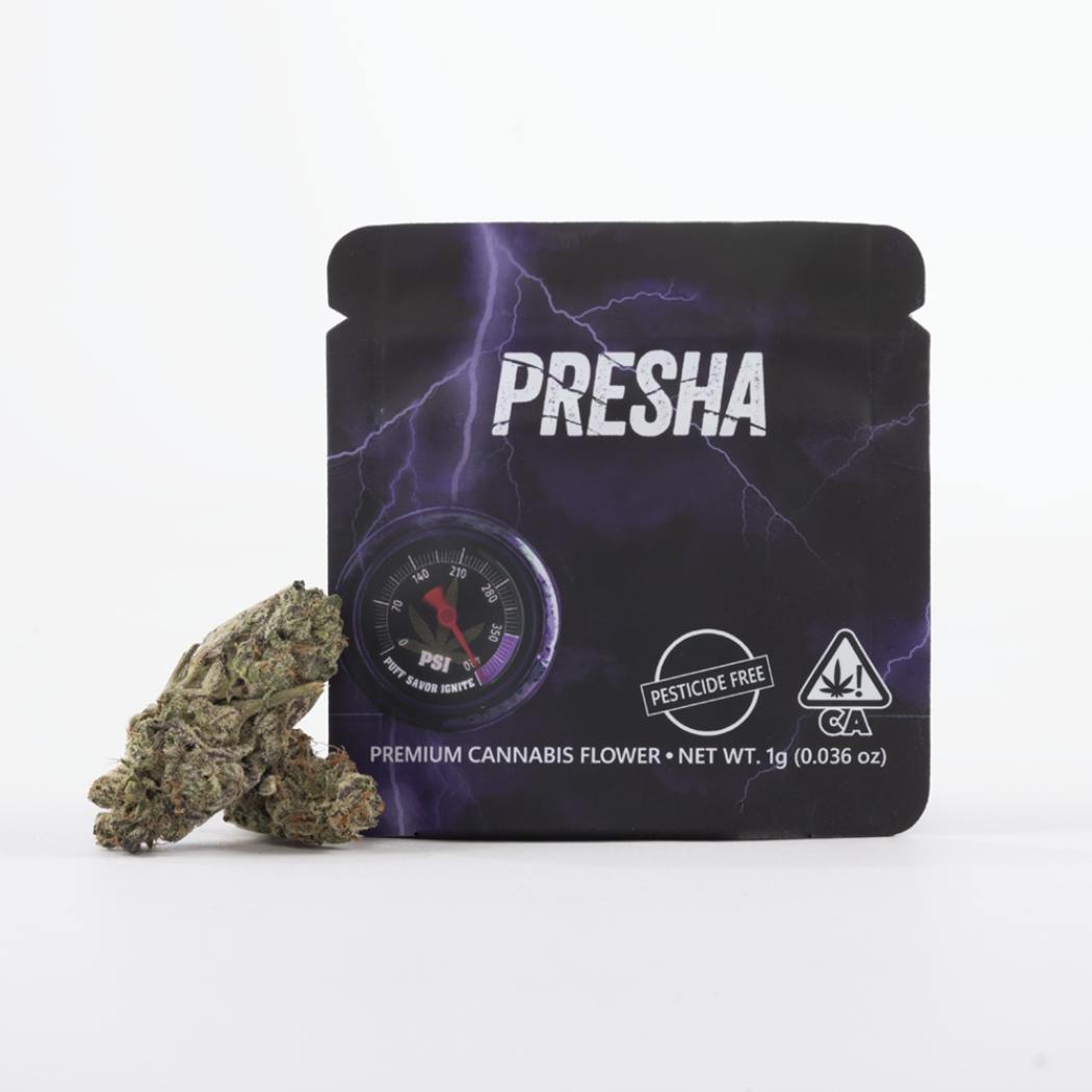 PRESHA 3.5g Flower Pouch Indica Presha OG