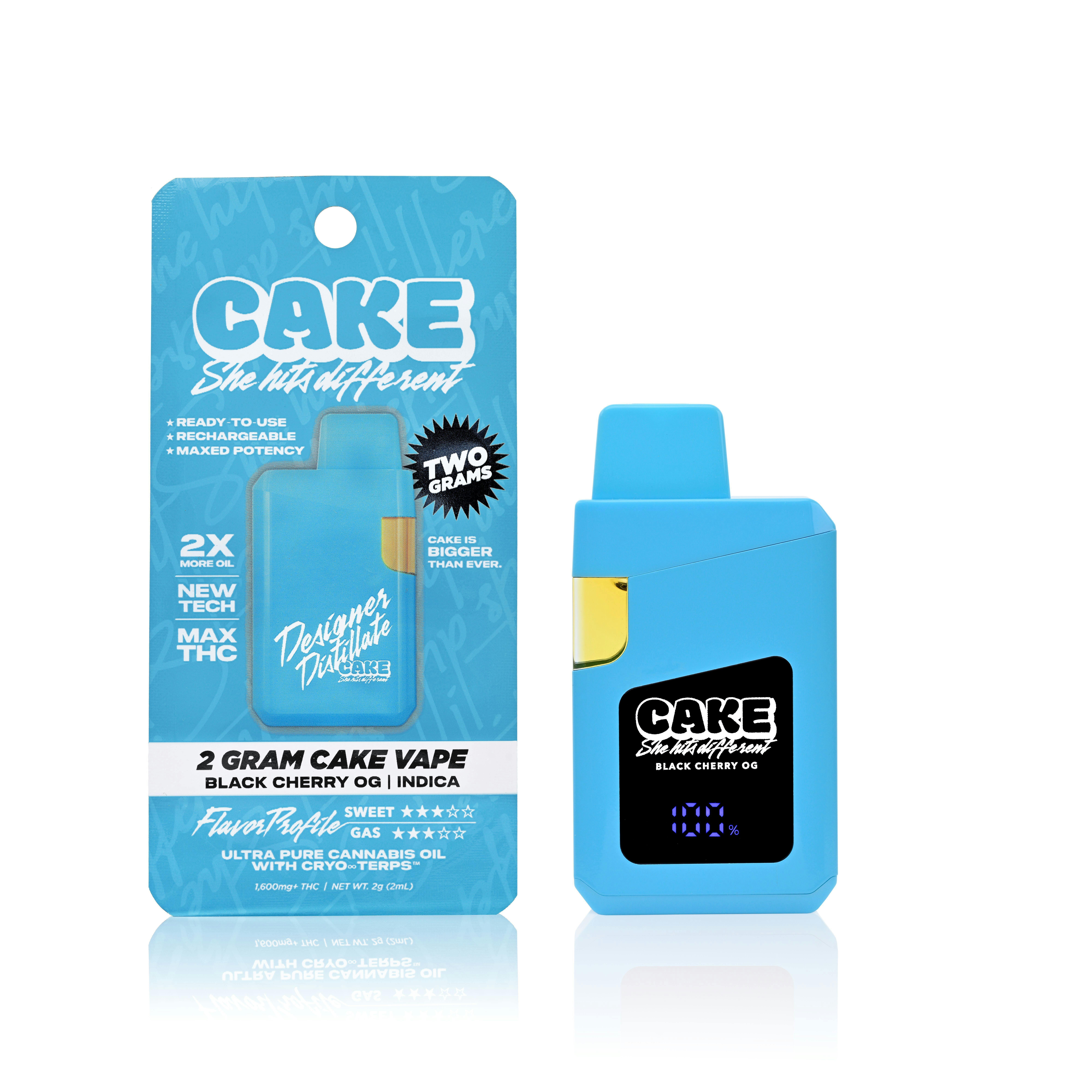 CAKE She Hits Different | Black Cherry OG | Disposable Vape | 2g by CAKE she hits different