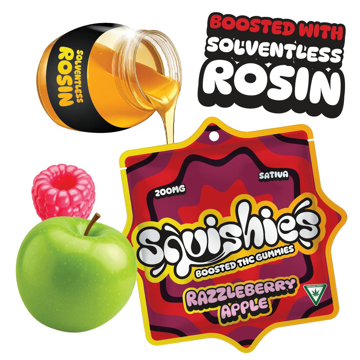 Squishies | Razzleberry Apple Gummies | 200mg | 10ct | 20mg/ea by Squishies