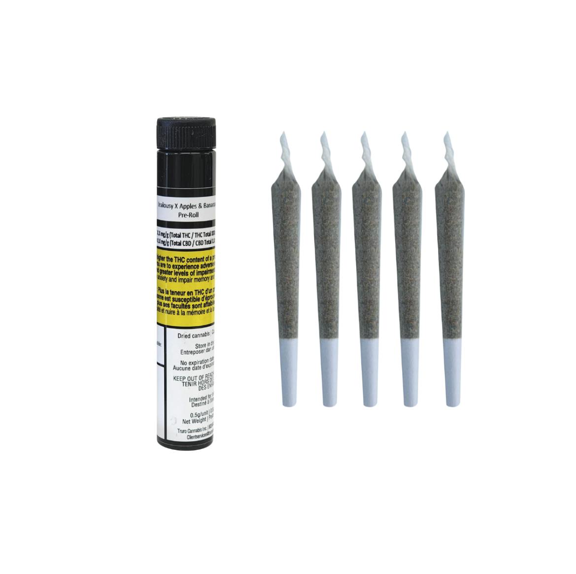 TRURO | Jealousy x Apples & Bananas | Mini Joints | 0.5g each | 5pk