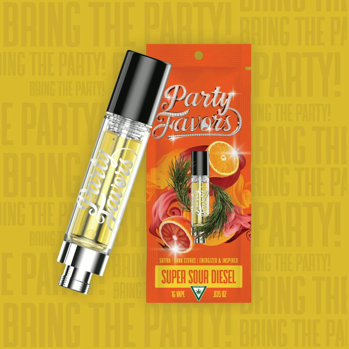 Party Favors | Super Sour Diesel | Cartridge | 1g