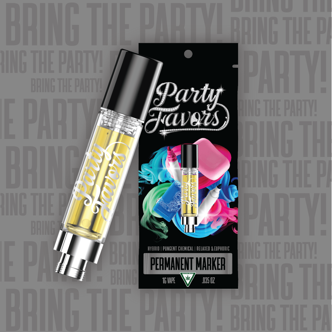 Party Favors | Permanent Marker | Cartridge | 1g