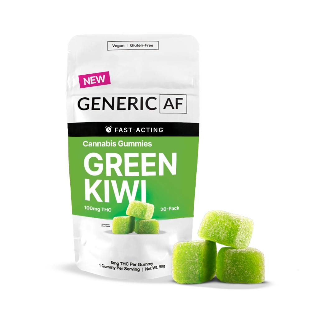 Green Kiwi | Generic Gummies | 20-Pack | 100mg
