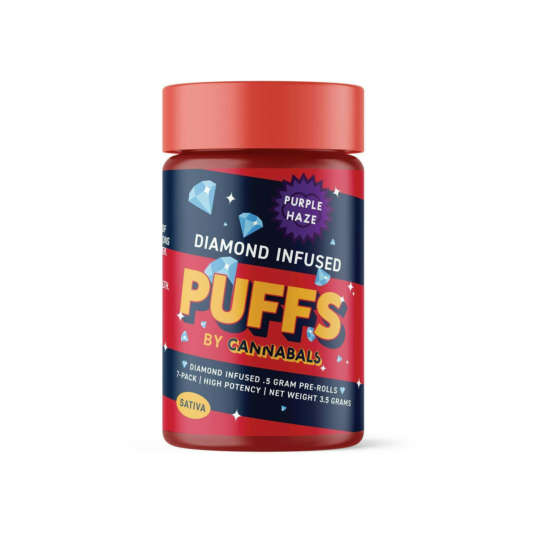 Purple Haze | Mini Joints | 0.5g each | 7pk by Cannabals