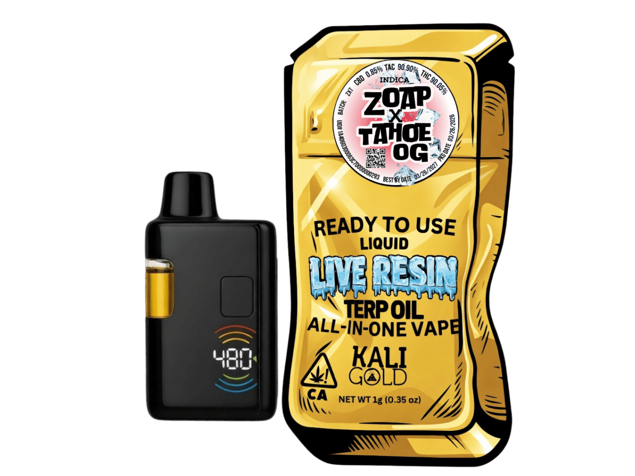 Kaligold extracts — Zoap X Tahoe OG