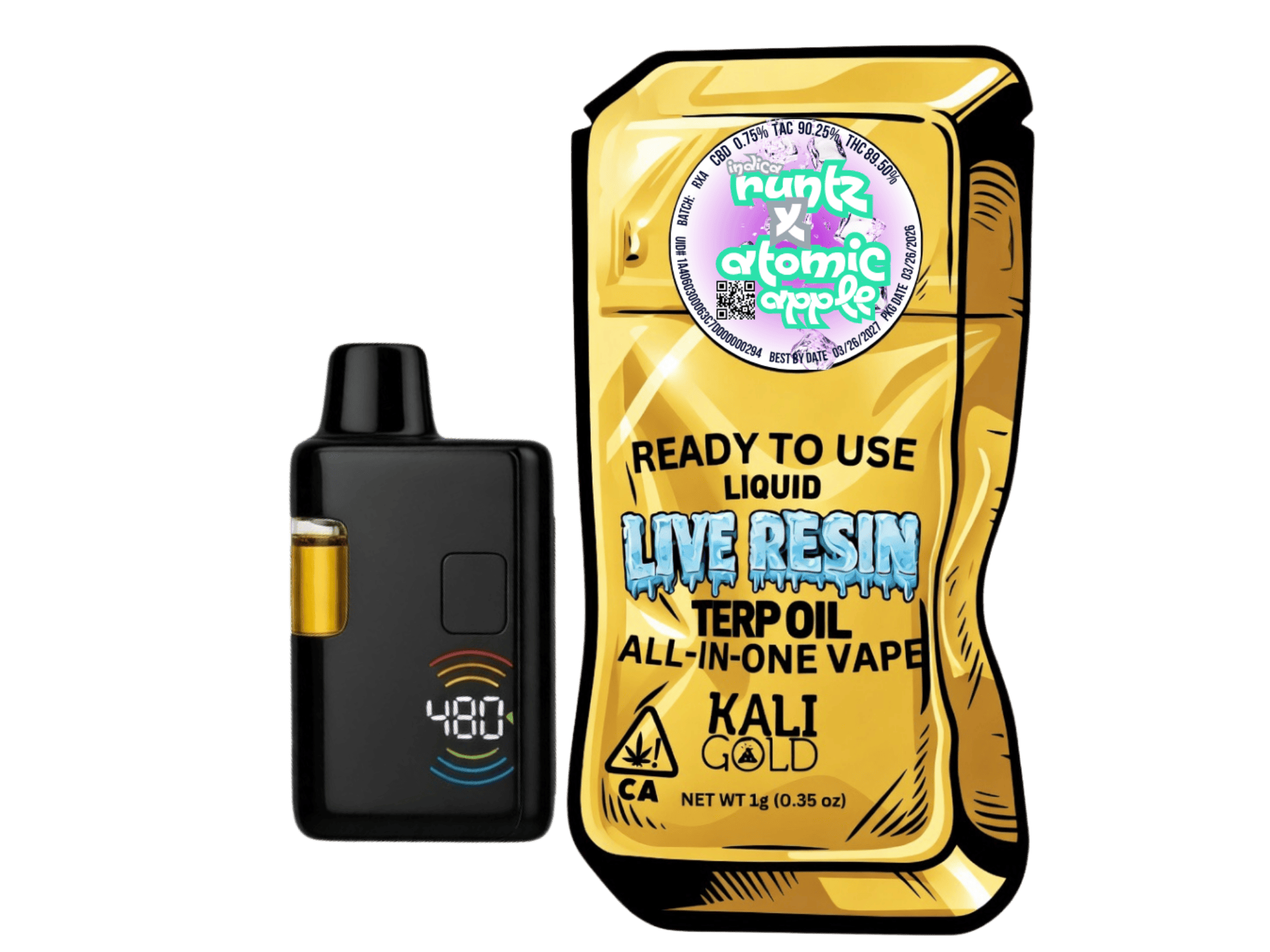 Kaligold extracts — Runtz X Atomic Apple