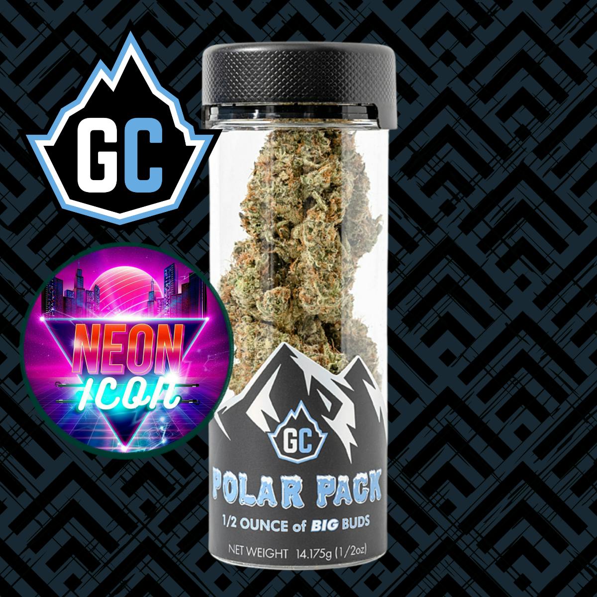 Neon Icon | Polar Packs | 14g by Glacier Cannabis