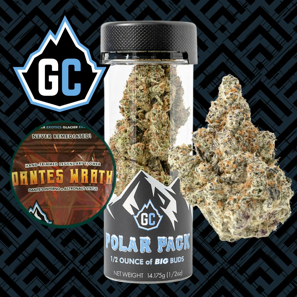 Dante's Wrath | Polar Packs | 14g by Glacier Cannabis