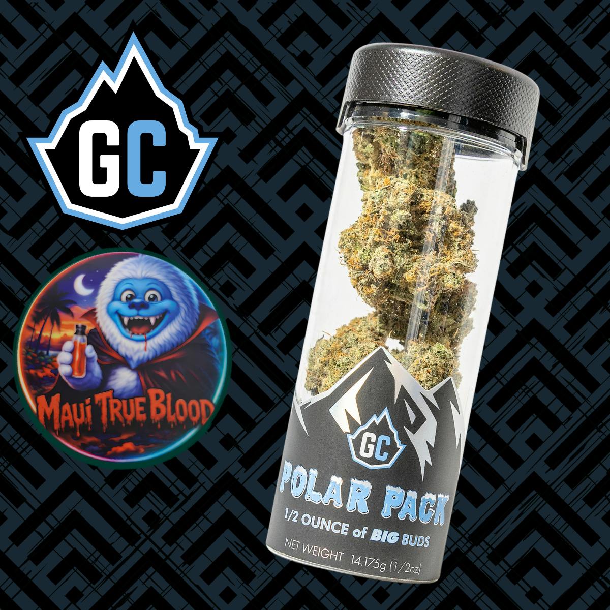 Maui True Blood | Polar Packs | 14g by Glacier Cannabis