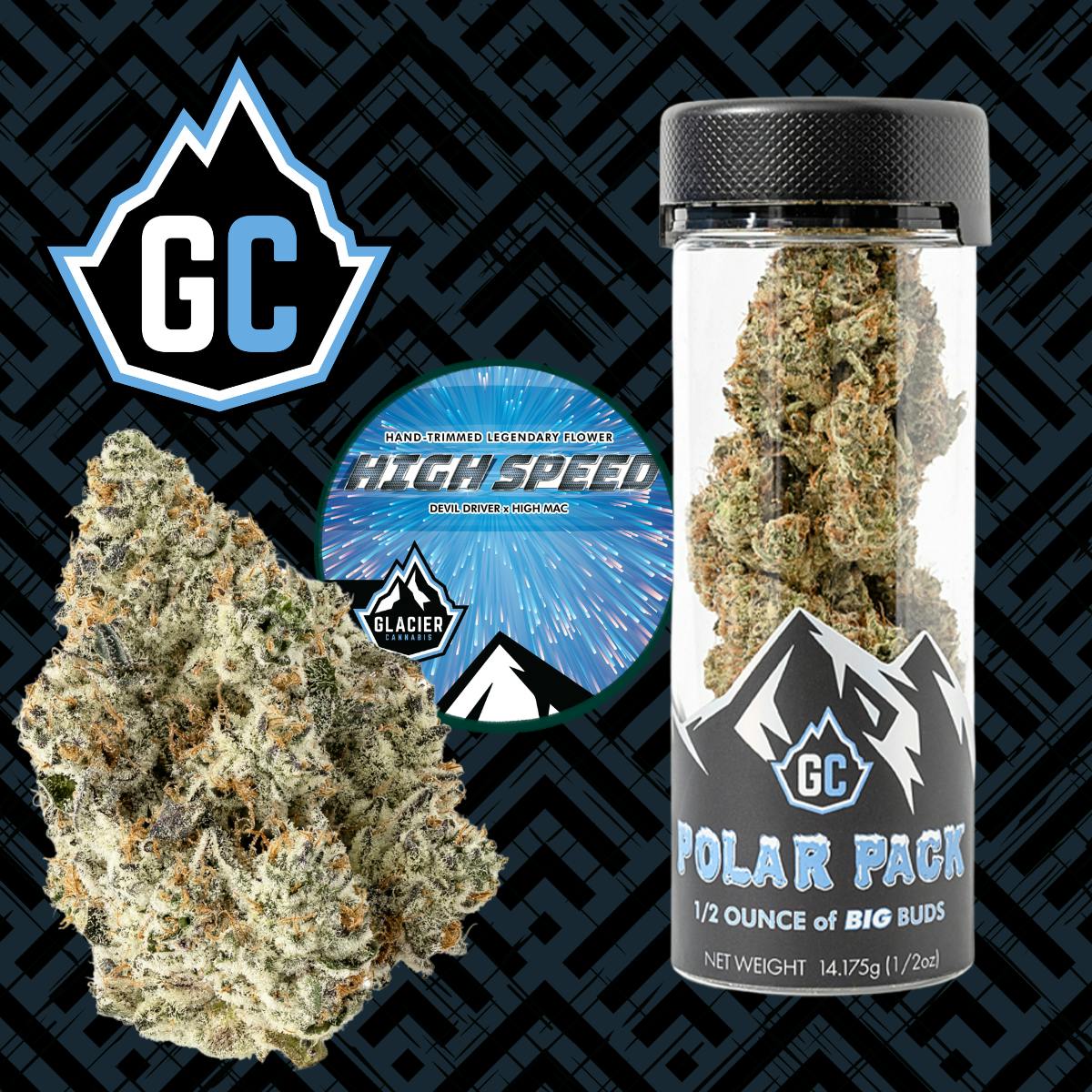 Glacier Cannabis | High Speed | Polar Packs | 14g