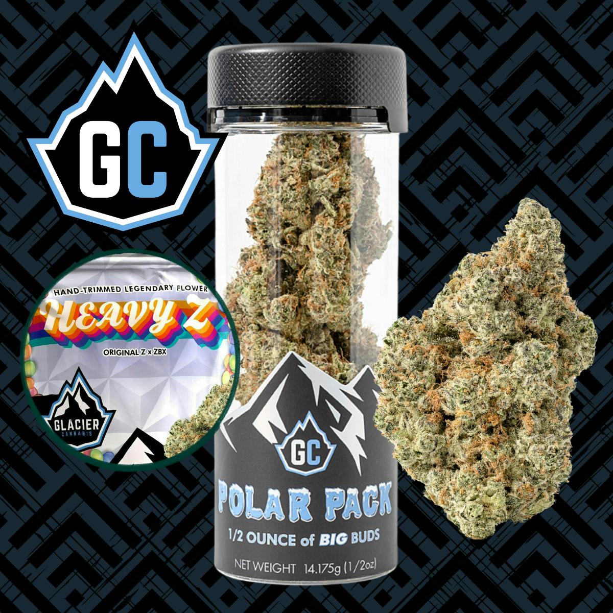 Heavy Z | Polar Packs | 14g by Glacier Cannabis