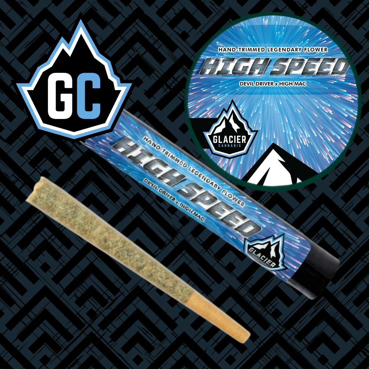 High Speed | Pre-Roll | 1g by Glacier Cannabis