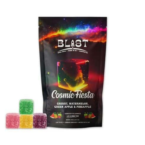 Blast | Cosmic Fiesta Gummies | 10mg | 4ct | 2.5mg/ea
