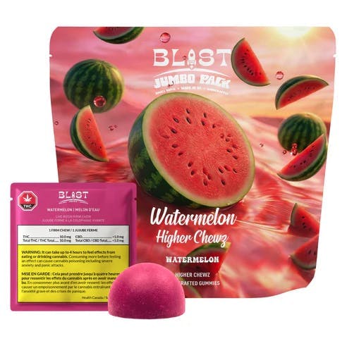 Jumbo Watermelon Gummies 10ct 10mg/ea