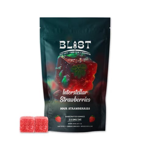 Intersteller Strawberries Sour Strawberries Gummies