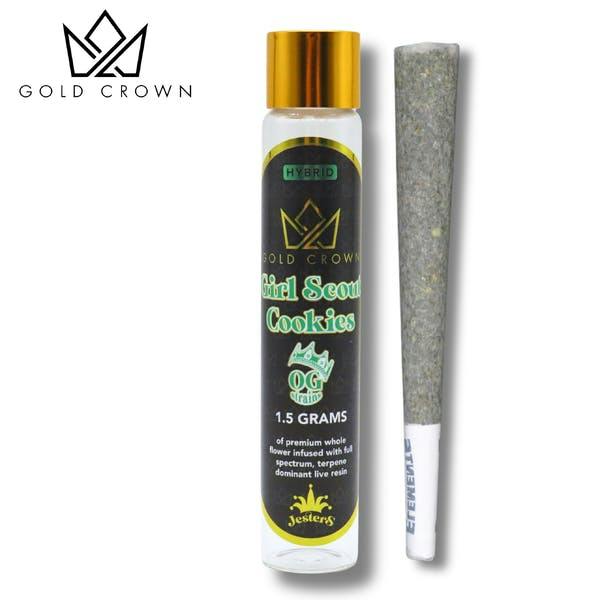 OG Girl Scout Cookies | Jesters Infused Joint | 1.5g by Gold Crown