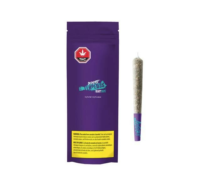BOXHOT | Velvet Grape | Infused Joint | 1g