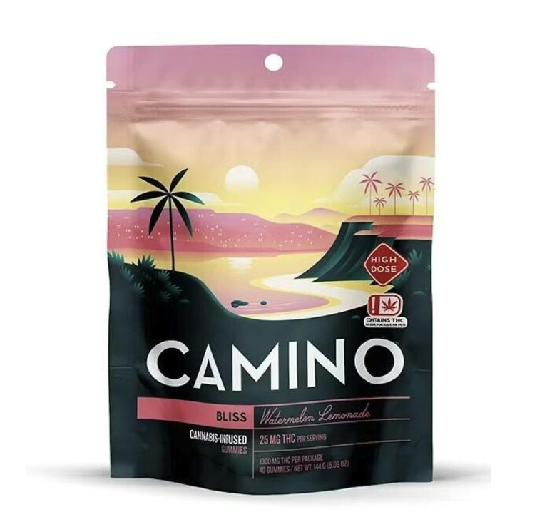 Camino | Watermelon Lemonade Gummies | 1000mg | 40ct | 25mg ea