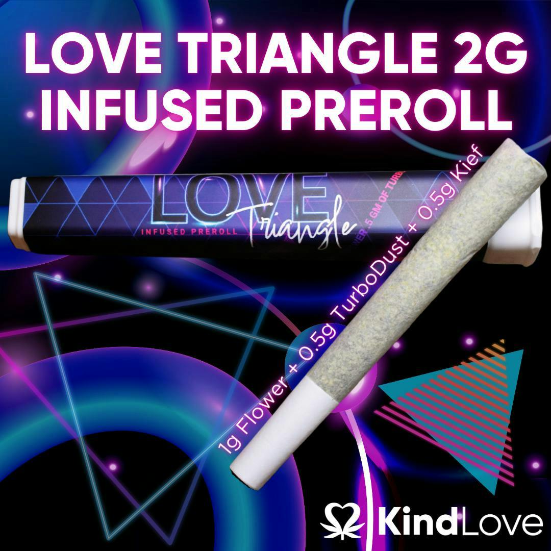Kind Love | Love Triangle | Alien Rock Candy | Infused Joint | 2g by Kind Love Brand